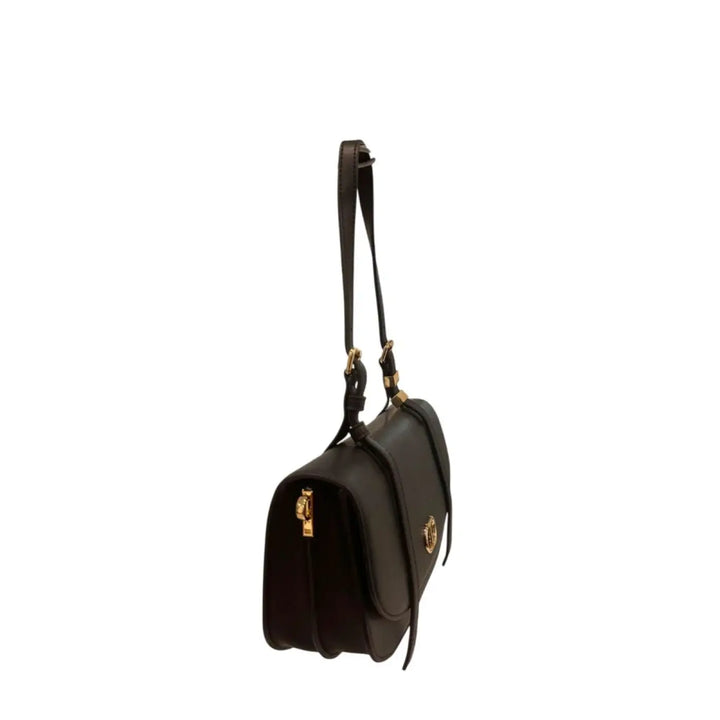 Twinset Black Pu Women Shoulder Bag