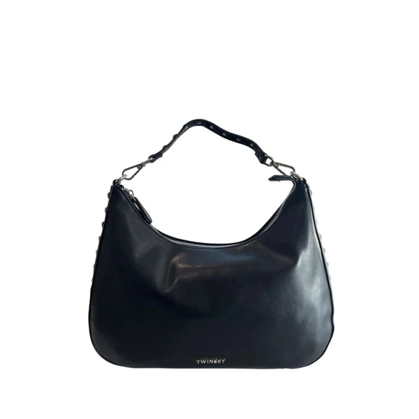 Twinset - Black PU Women Shoulder Bag