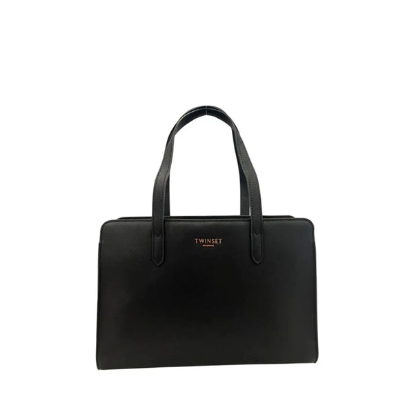 Twinset - Black PU Women Shoulder Bag
