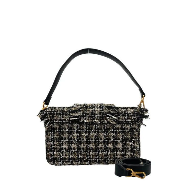 Twinset Black PU Women Shoulder Bag