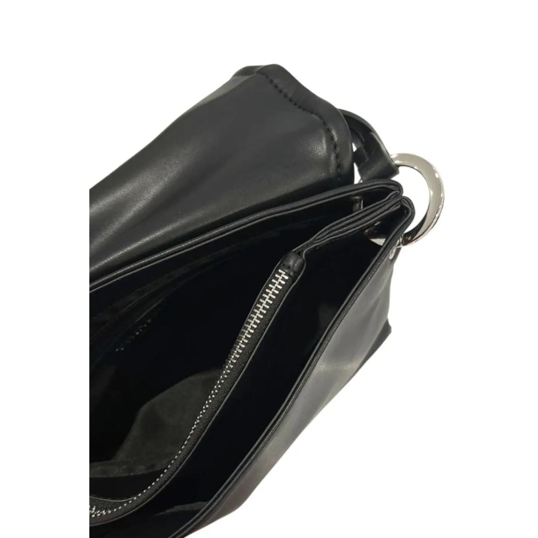 Twinset Black PU Women Shoulder Bag