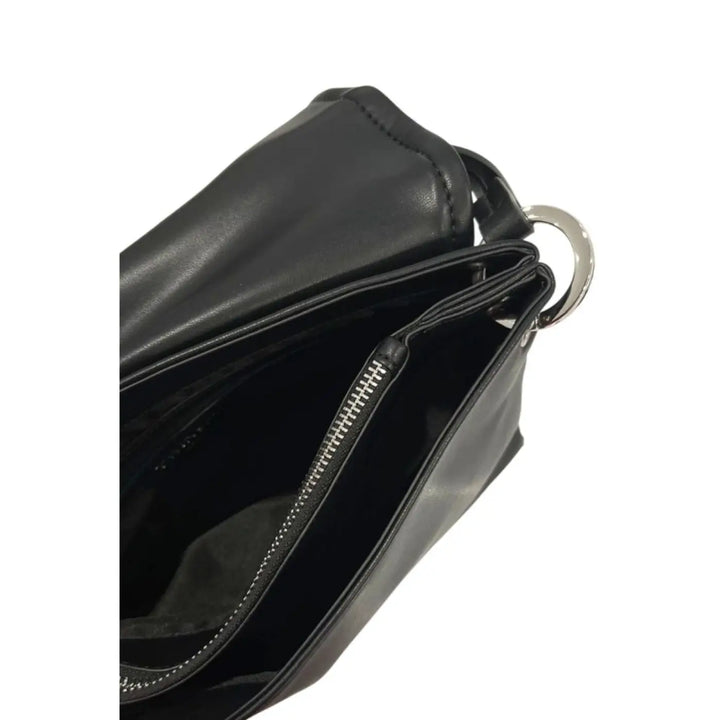 Twinset Black PU Women Shoulder Bag