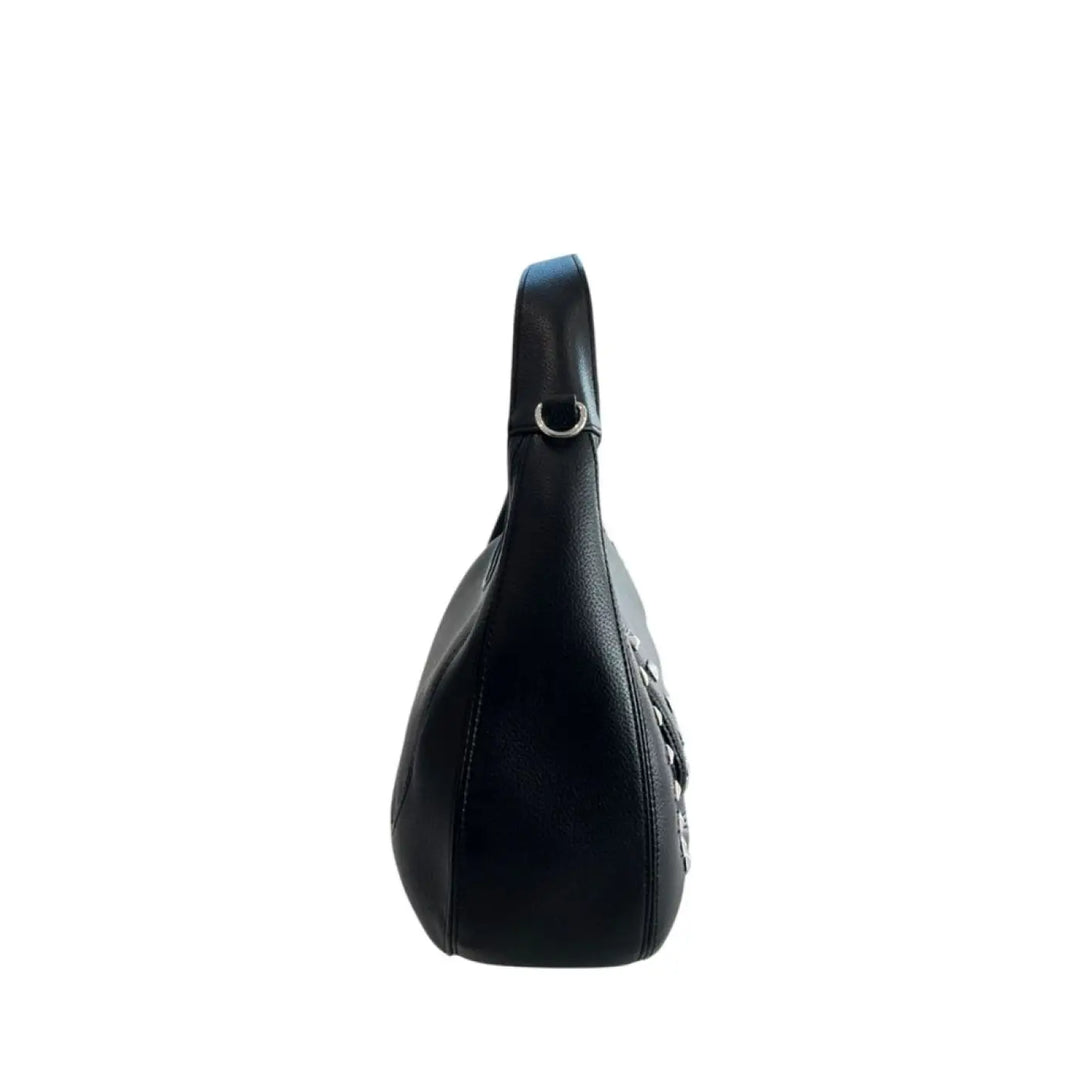 Twinset Black PU Women Shoulder Bag
