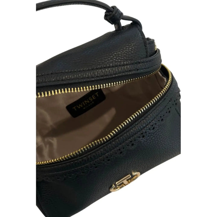 Twinset Black PU Women’s Handbag