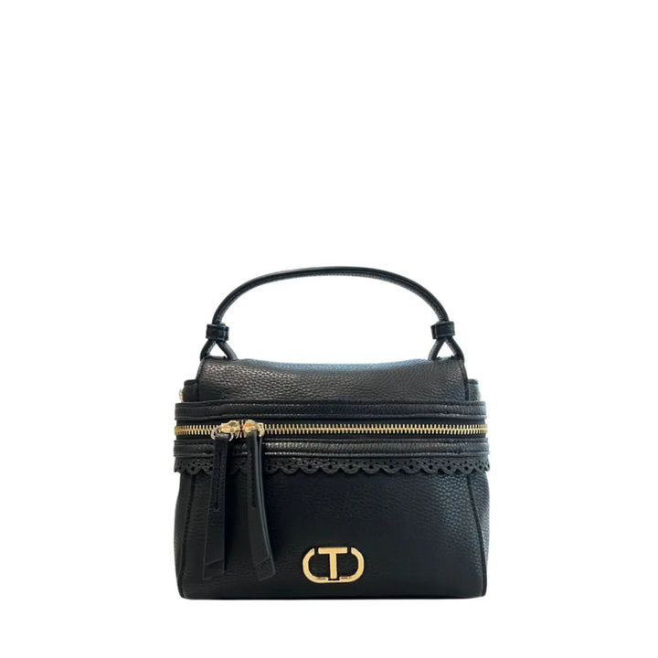 Twinset Black PU Women’s Handbag