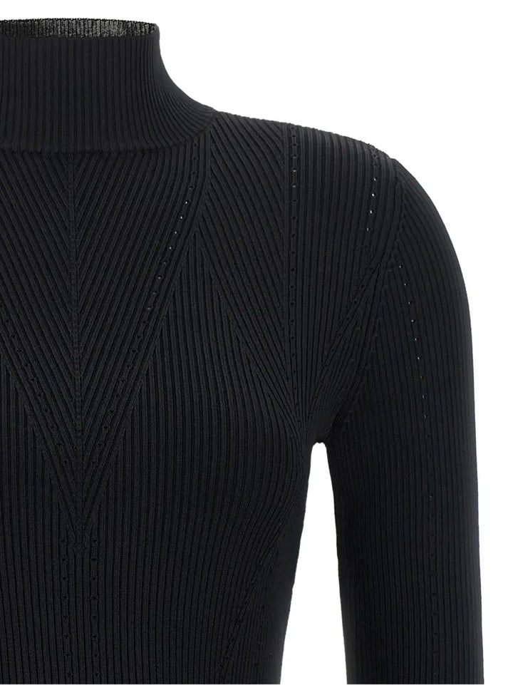 Twinset Black Viscose Cardigan