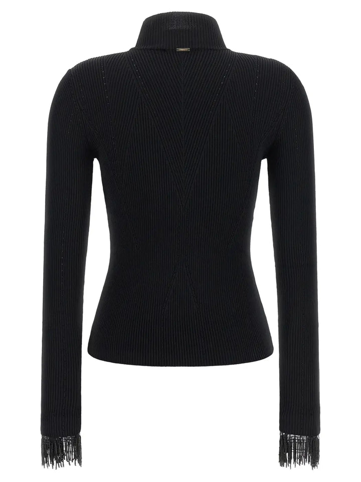 Twinset Black Viscose Cardigan