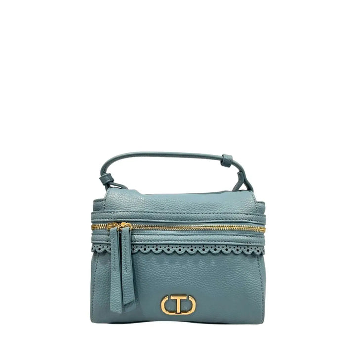 Twinset Blue Pu Women Handbag