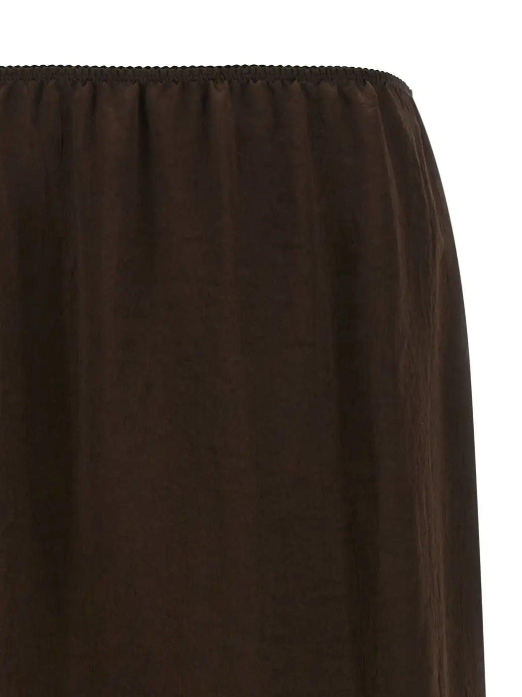 Twinset Brown Marabou Midi Skirt