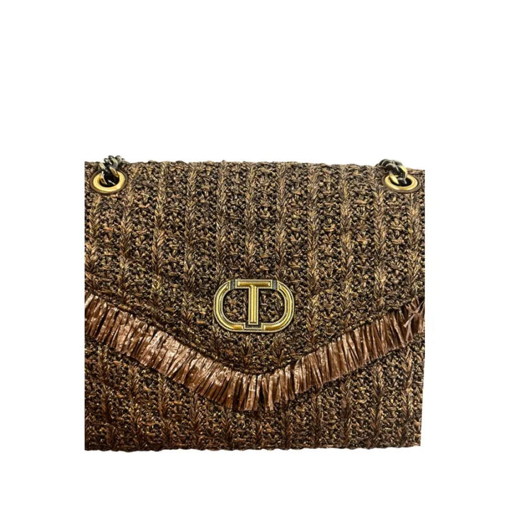 Twinset Brown Polypropylene Women Crossbody Bag