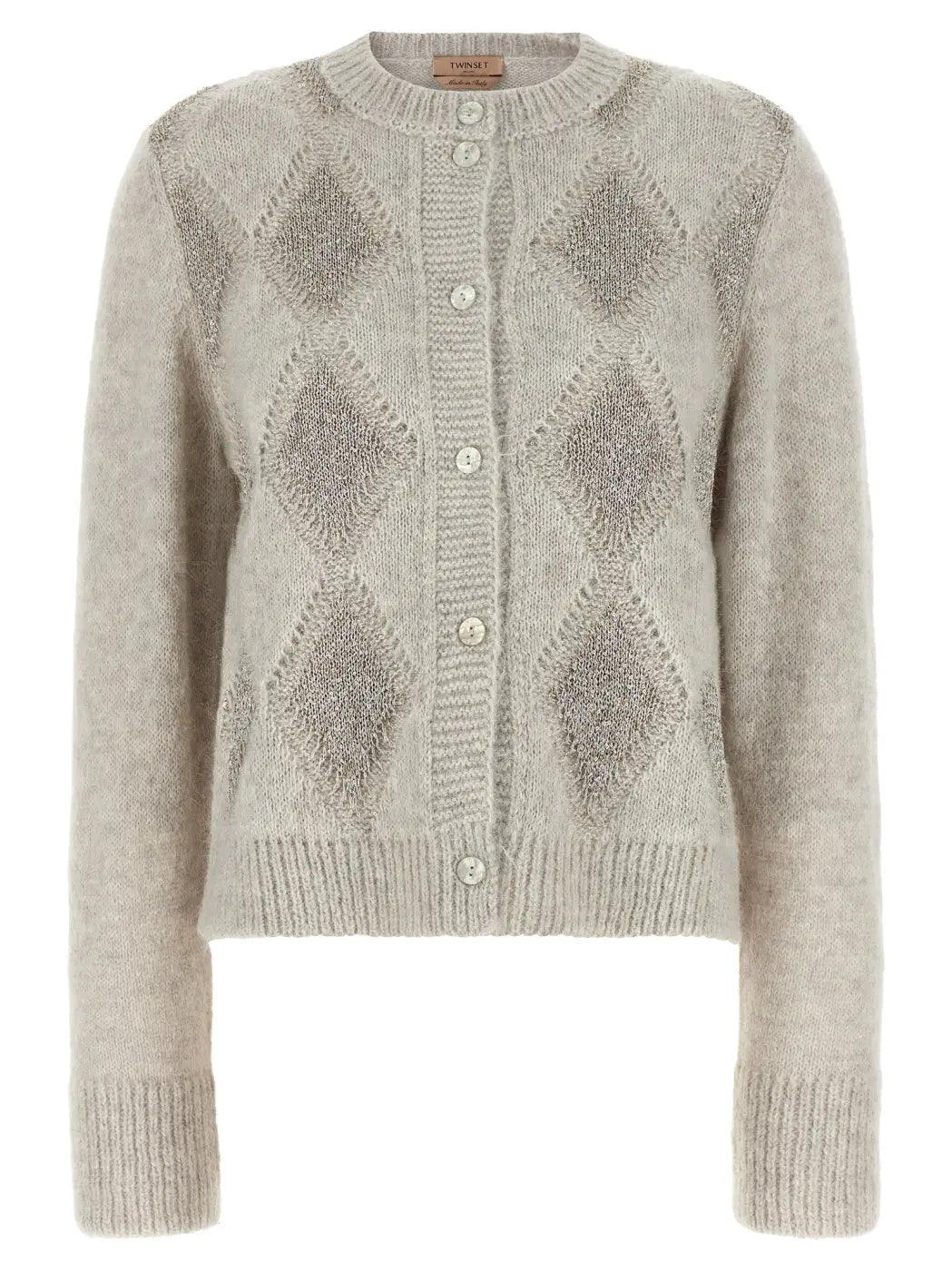 Twinset Gray Polyamide Cardigan