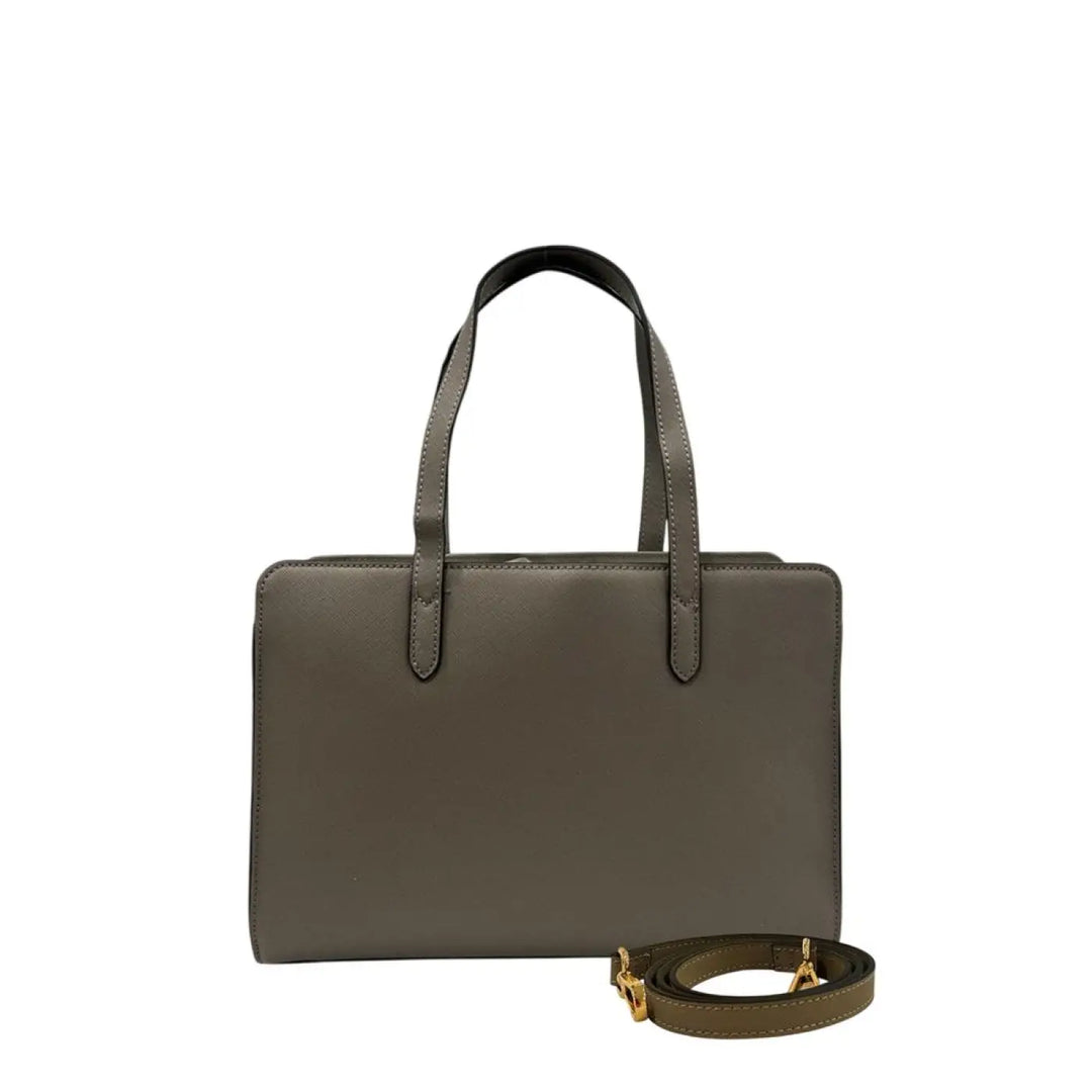 Twinset - Grey PU Women Shoulder Bag