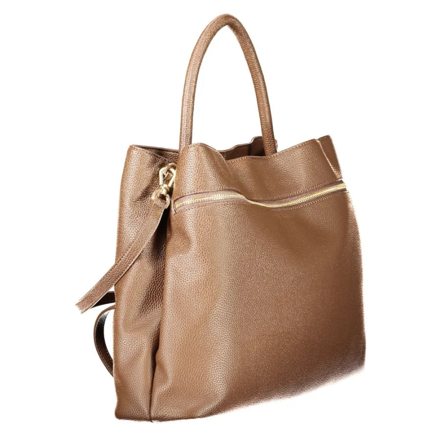 Twinset Marrone Poliuretano Woman Tote