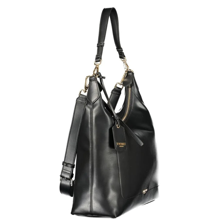 Twinset Nero Poliuretano Women Hobo Bag