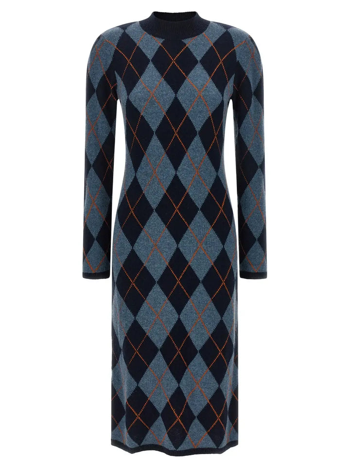 Twinset Orange Viscose Casual Dress