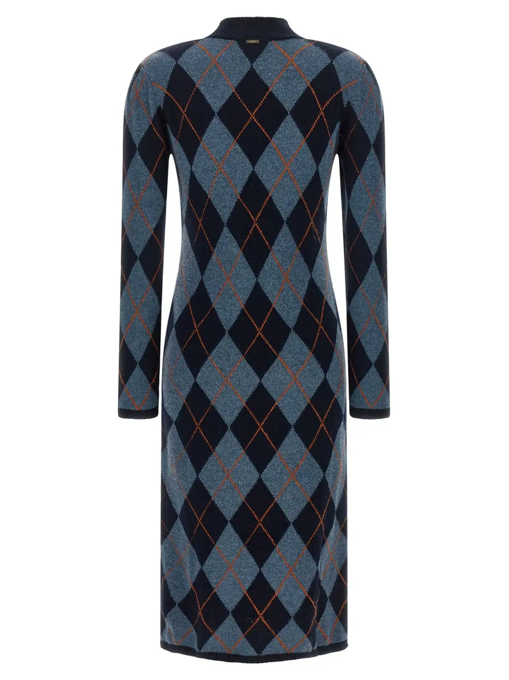 Twinset Orange Viscose Casual Dress