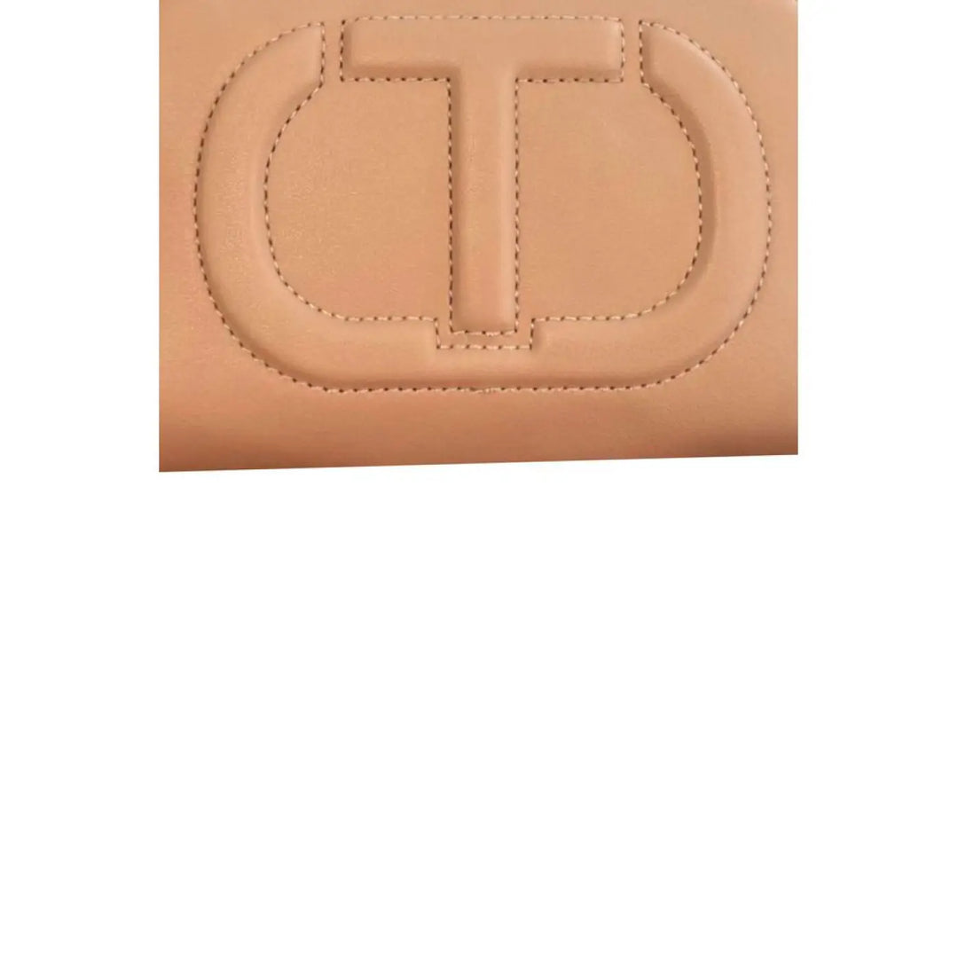 Twinset Pink Faux Leather Women Crossbody