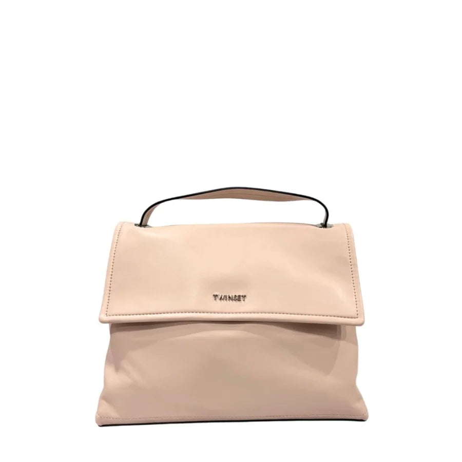 Twinset Pink PU Women Handbag