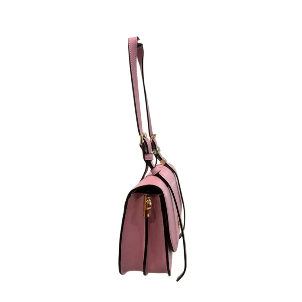 Twinset - Pink PU Women Shoulder Bag