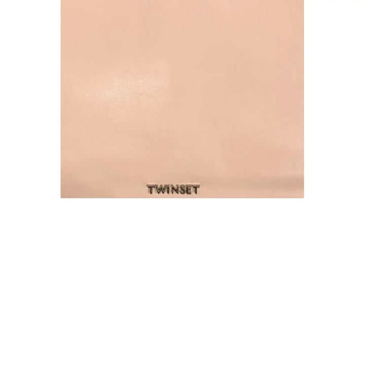 Twinset Pink PU Women Shoulder Bag