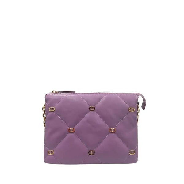 Twinset - Purple Faux Leather Women Crossbody Bag