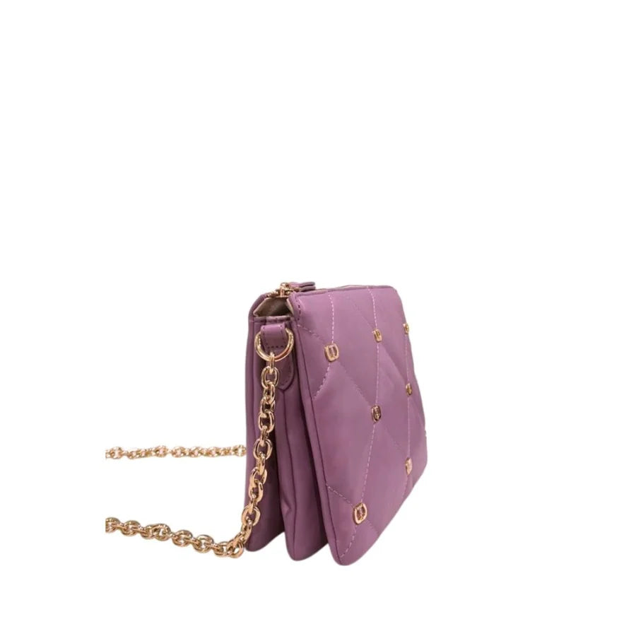 Twinset Purple Faux Leather Women Crossbody Bag