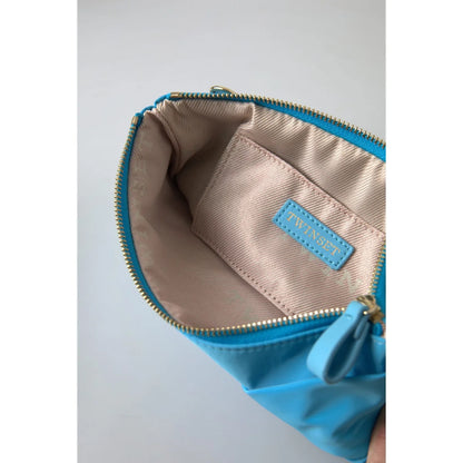 TWINSET Tafta Silk Clutch Bag With Bow Accent Twinset