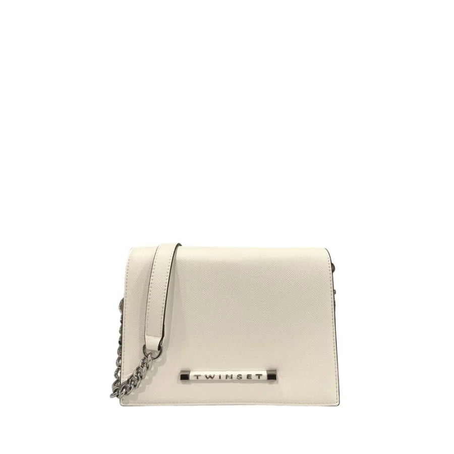 Twinset White Polyethylene Crossbody Bag