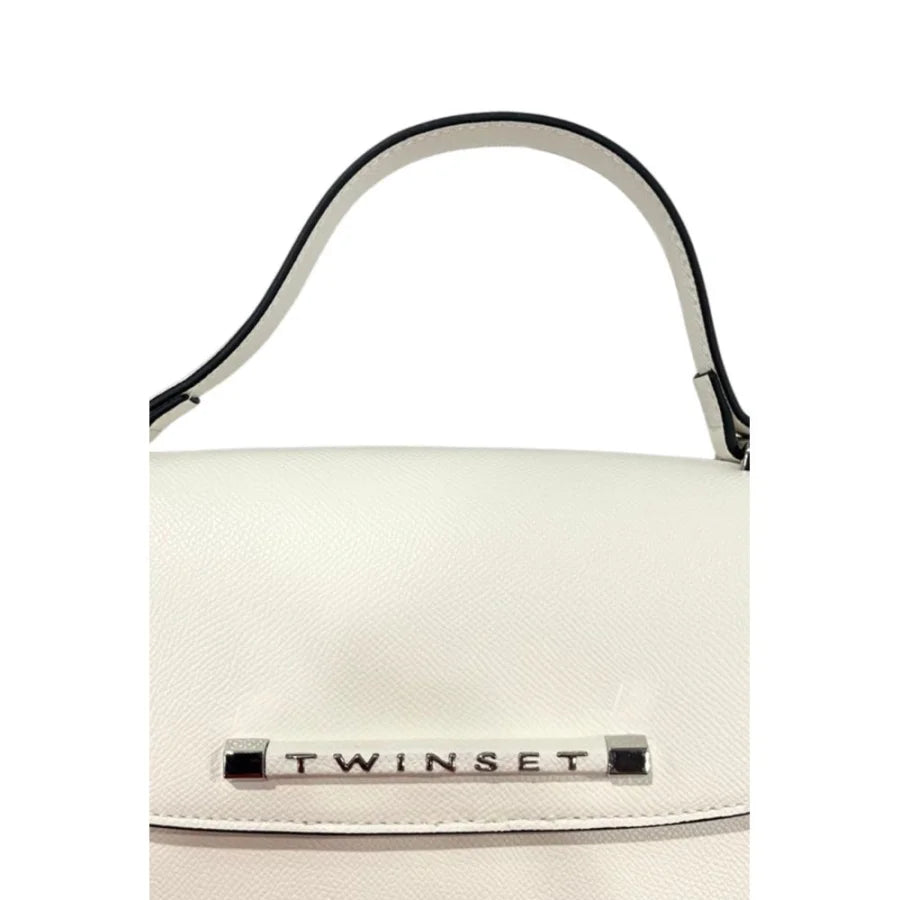 Twinset White Polyurethane Women Handbag