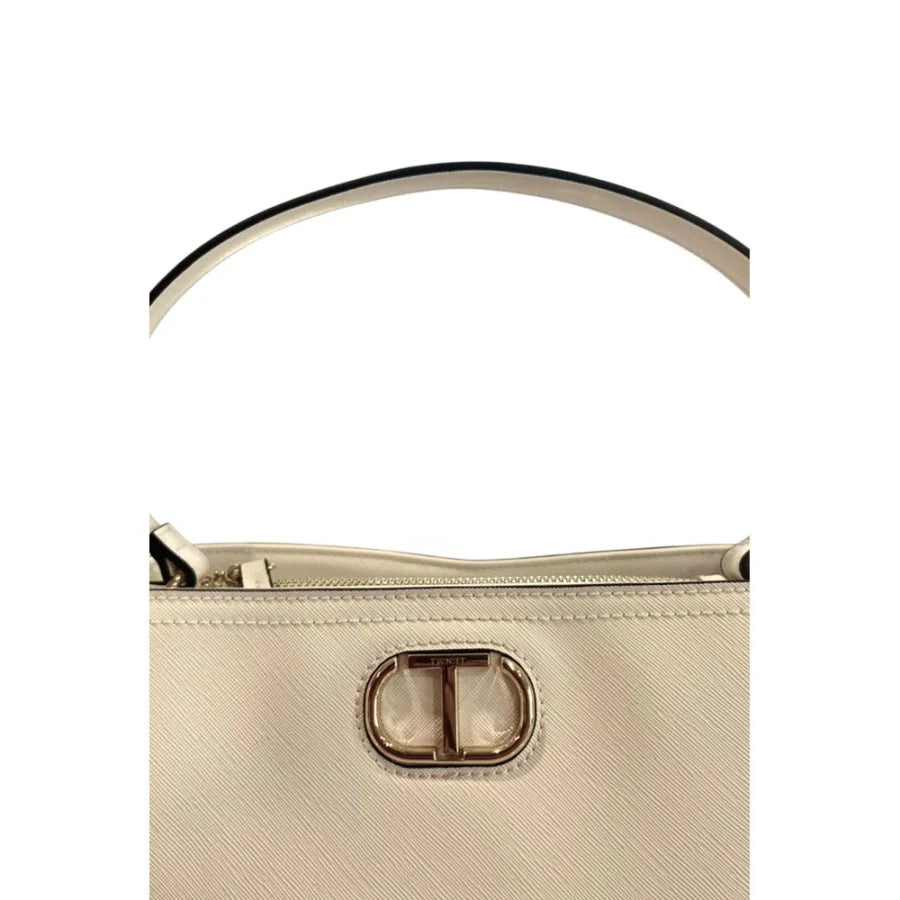 Twinset White PU Women Handbag