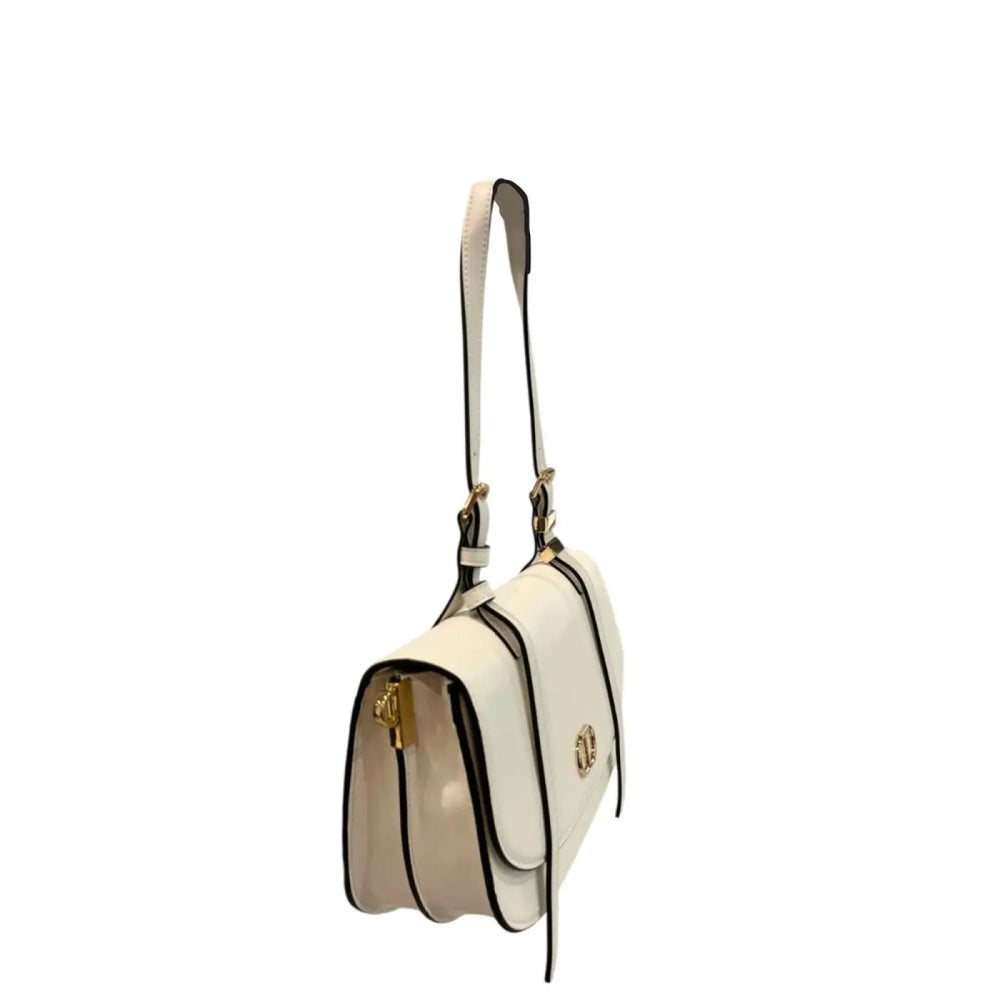 Twinset - White PU Women Shoulder Bag