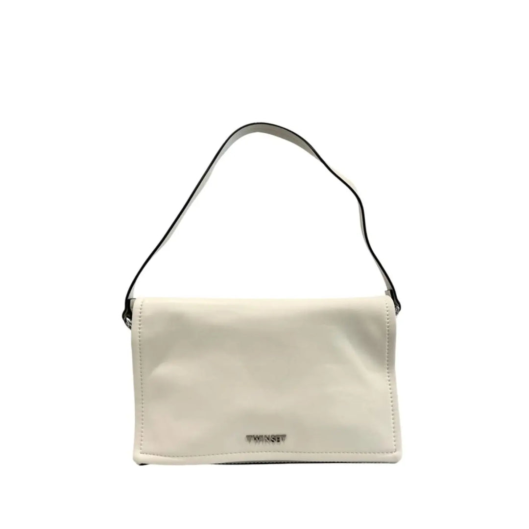 Twinset White PU Women Shoulder Bag