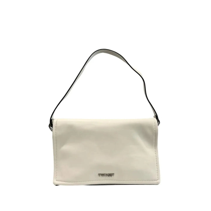 Twinset White PU Women Shoulder Bag