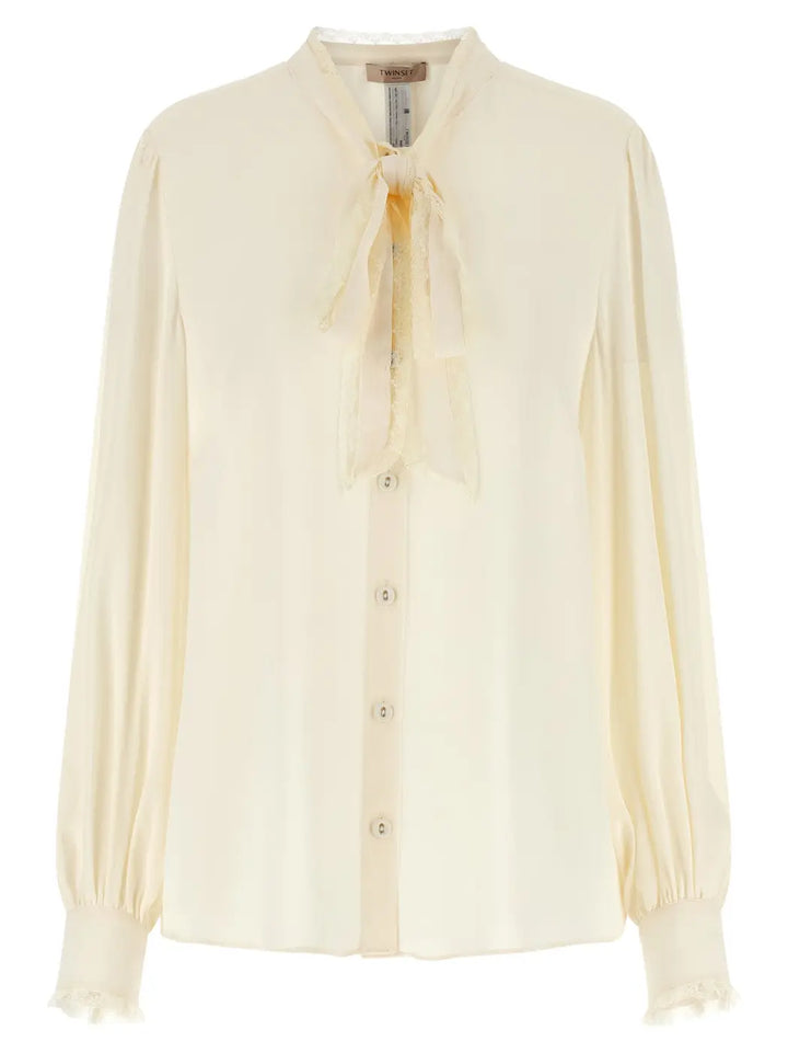 Twinset White Viscose Blouse
