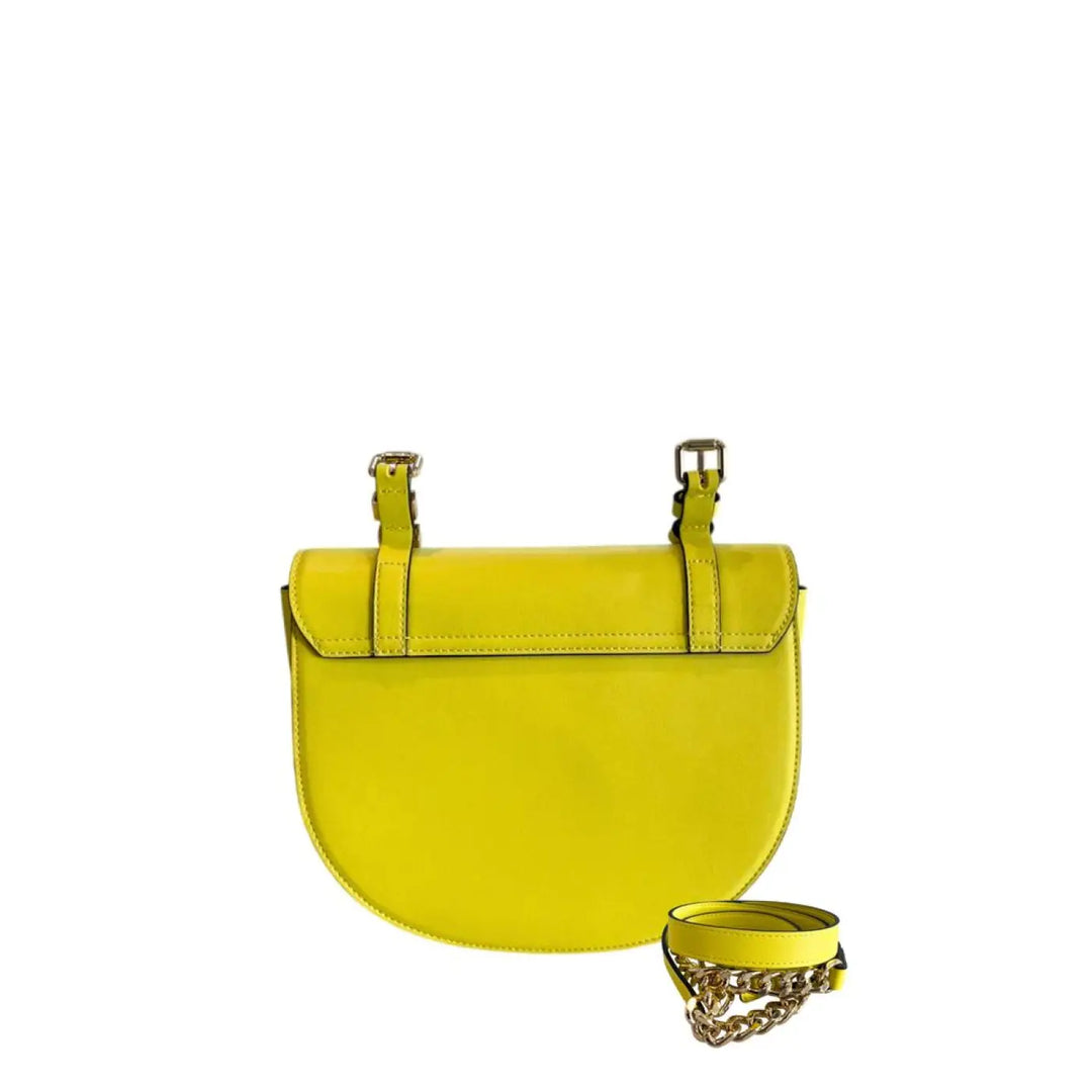 Twinset Yellow Pu Women Crossbody Bag