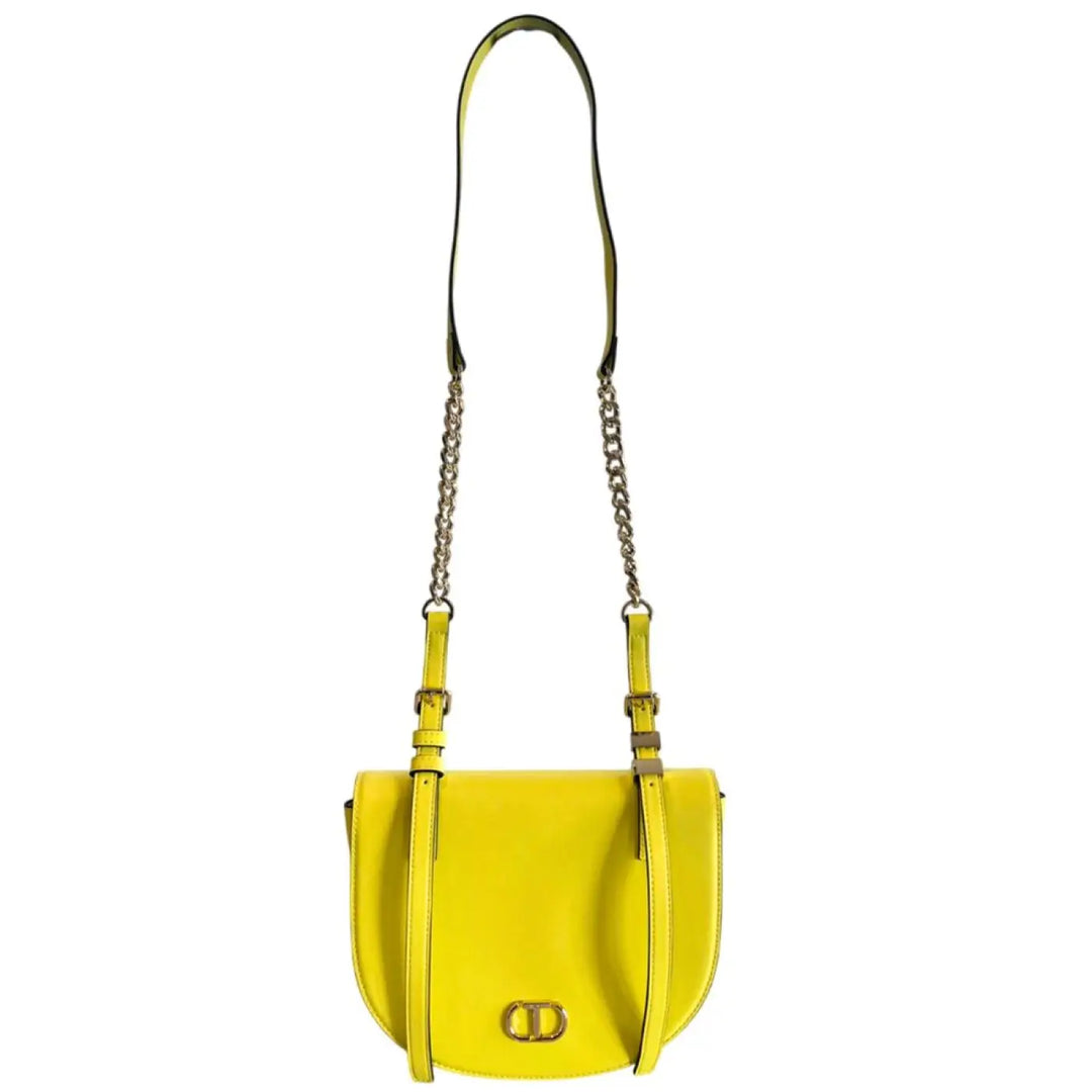 Twinset Yellow Pu Women Crossbody Bag