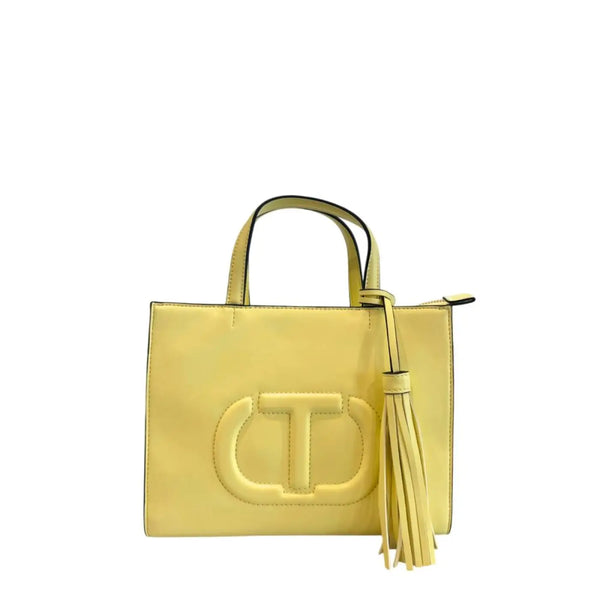 Twinset - Yellow PU Women Handbag