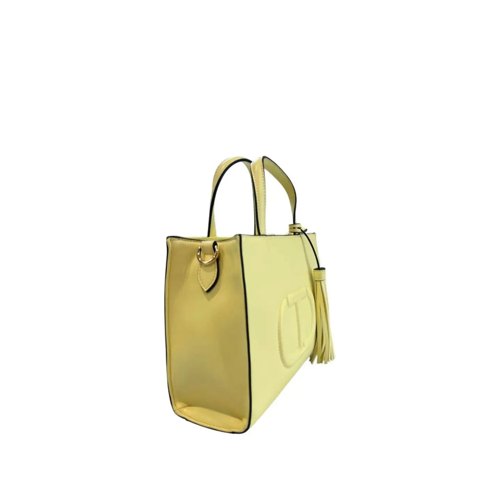 Twinset - Yellow PU Women Handbag