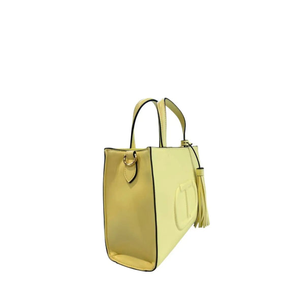 Twinset - Yellow PU Women Handbag