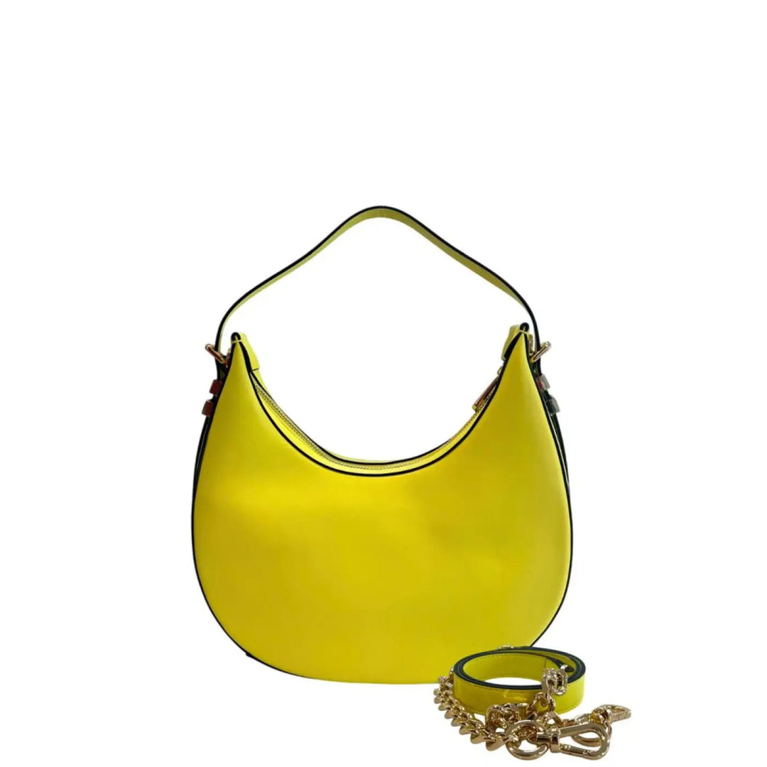 Twinset Yellow Pu Women Shoulder Bag
