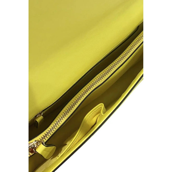 Twinset Yellow Pu Women Shoulder Bag