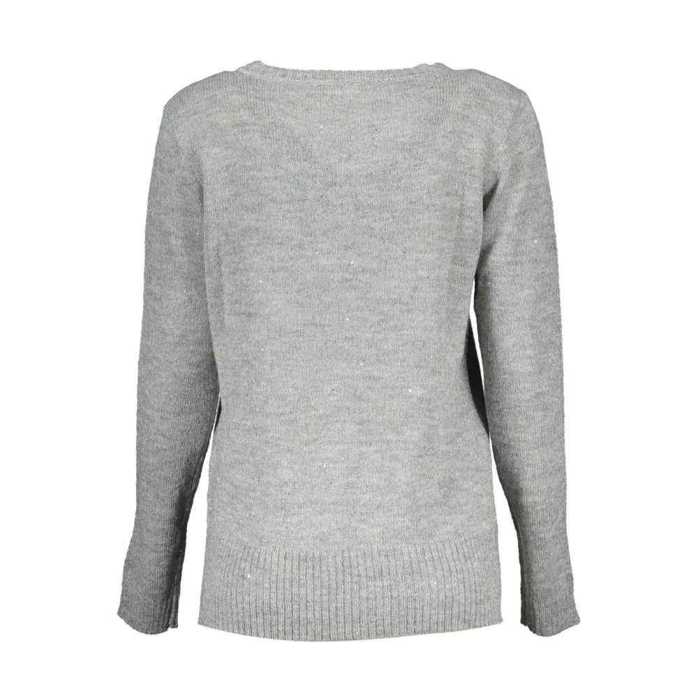 U.S. POLO ASSN. Argento Acrylic Women’s Sweater