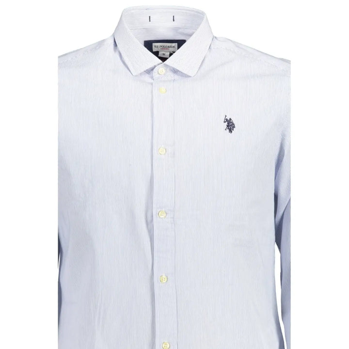 U.s. Polo Assn. Azzurro Cotton Men’s Shirt