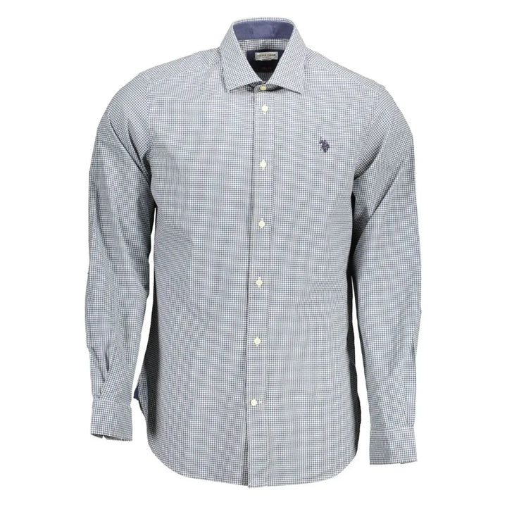 U.S. POLO ASSN. Azzurro Cotton Men’s Shirt
