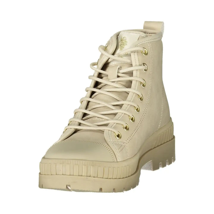 U.s. Polo Assn. Beige Polyurethane Women’s Boot