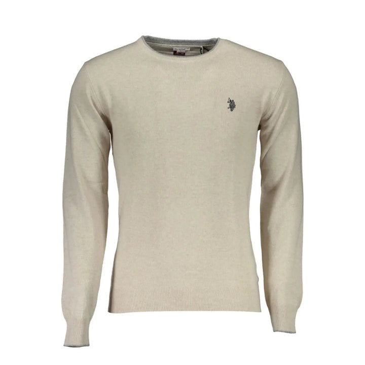 U.S. POLO ASSN. Beige Wool Men’s Sweater