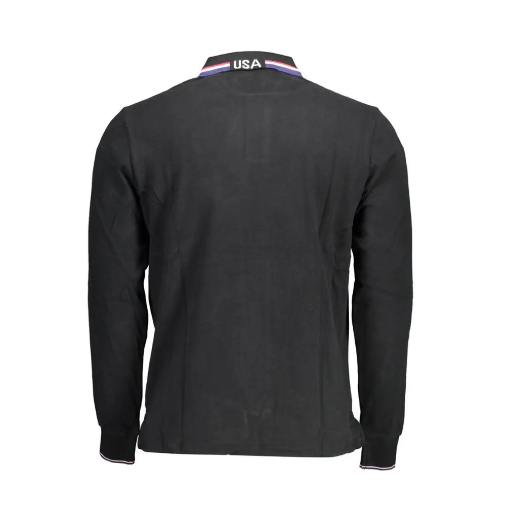 U.S. POLO ASSN. Black Cotton Men’s Polo Shirt