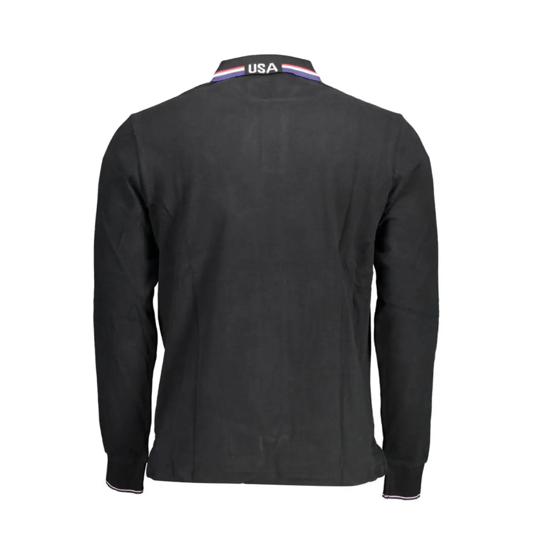 U.S. POLO ASSN. Black Cotton Men’s Polo Shirt