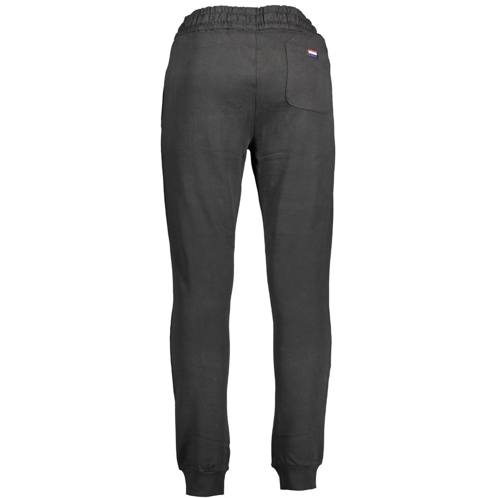 U.s. Polo Assn. Black Cotton Mens Trousers
