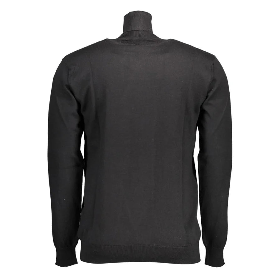 U.S. POLO ASSN. Black Cotton Men’s Turtleneck Sweater